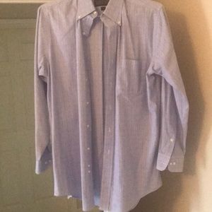 Blue button down dress shirt